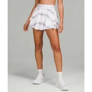 Lululemon Court Rival High-Rise Skirt Sz 10 Long - Transverse Lilac Multi